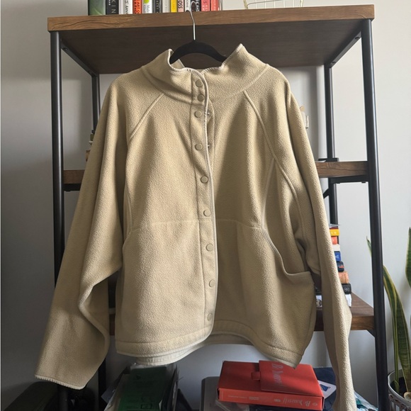 Outdoor Voices - RecFleece Snap Jacket (Beige) - Picture 1 of 4